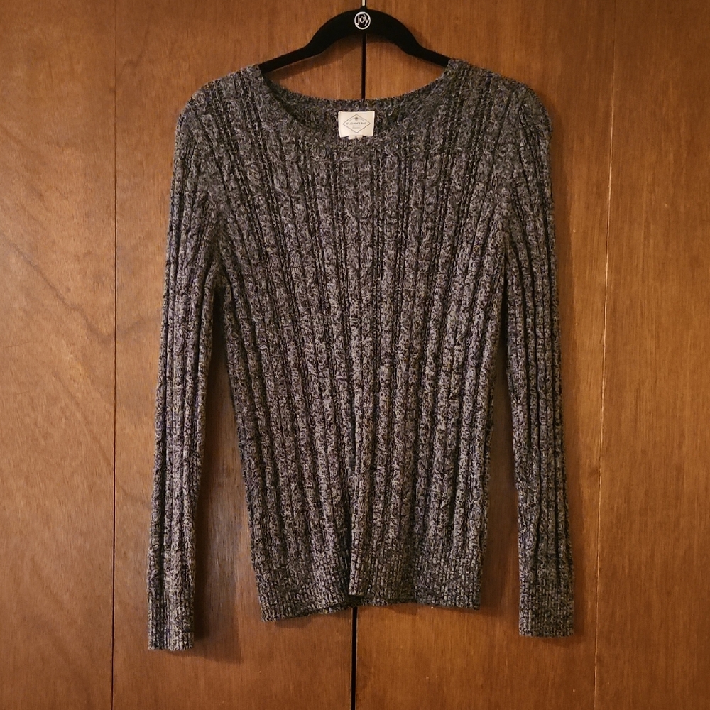 St. John's Bay Charcoal Ribbed Sweater